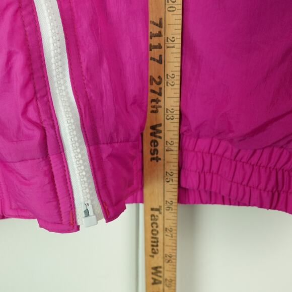 American High Snow Jacket Womens SZ M Retro 70's Colorblocked Outerwear Ski - Picture 8 of 9